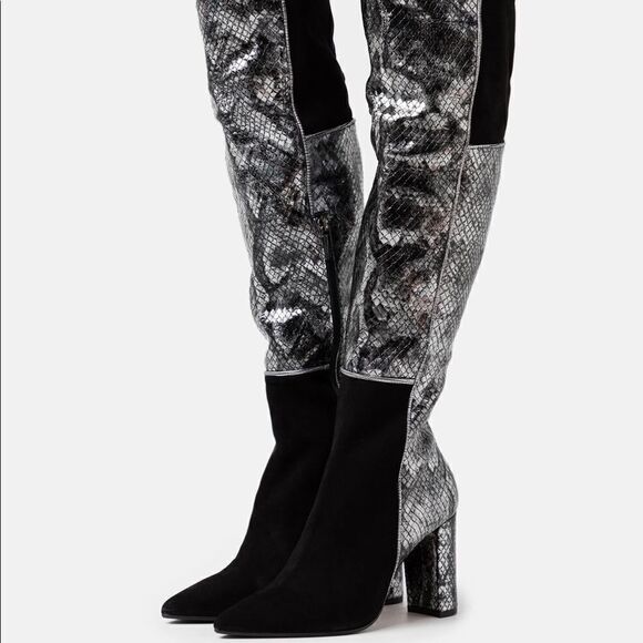 Leather over the knee boots - Picture 1 of 13